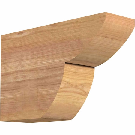 Ekena Millwork Crestline Smooth Rafter Tail, Western Red Cedar, 3 1/2"W x 8"H x 12"L RFT04X08X12CRE00SWR